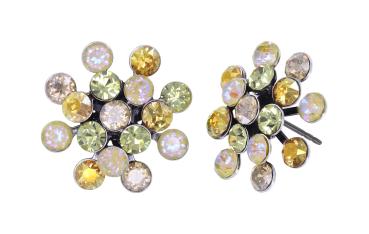 Yellow - Magic Fireball - Konplott earrings
